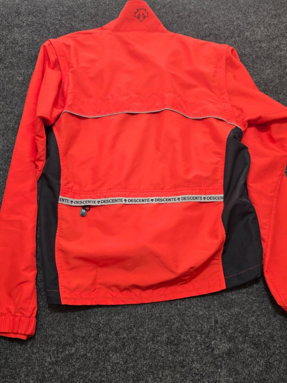 Descente Men’s 2‑in‑1 Jacket Vest Red Zip‑Off Sleeves Mesh Lined Athletic - Picture 12 of 15